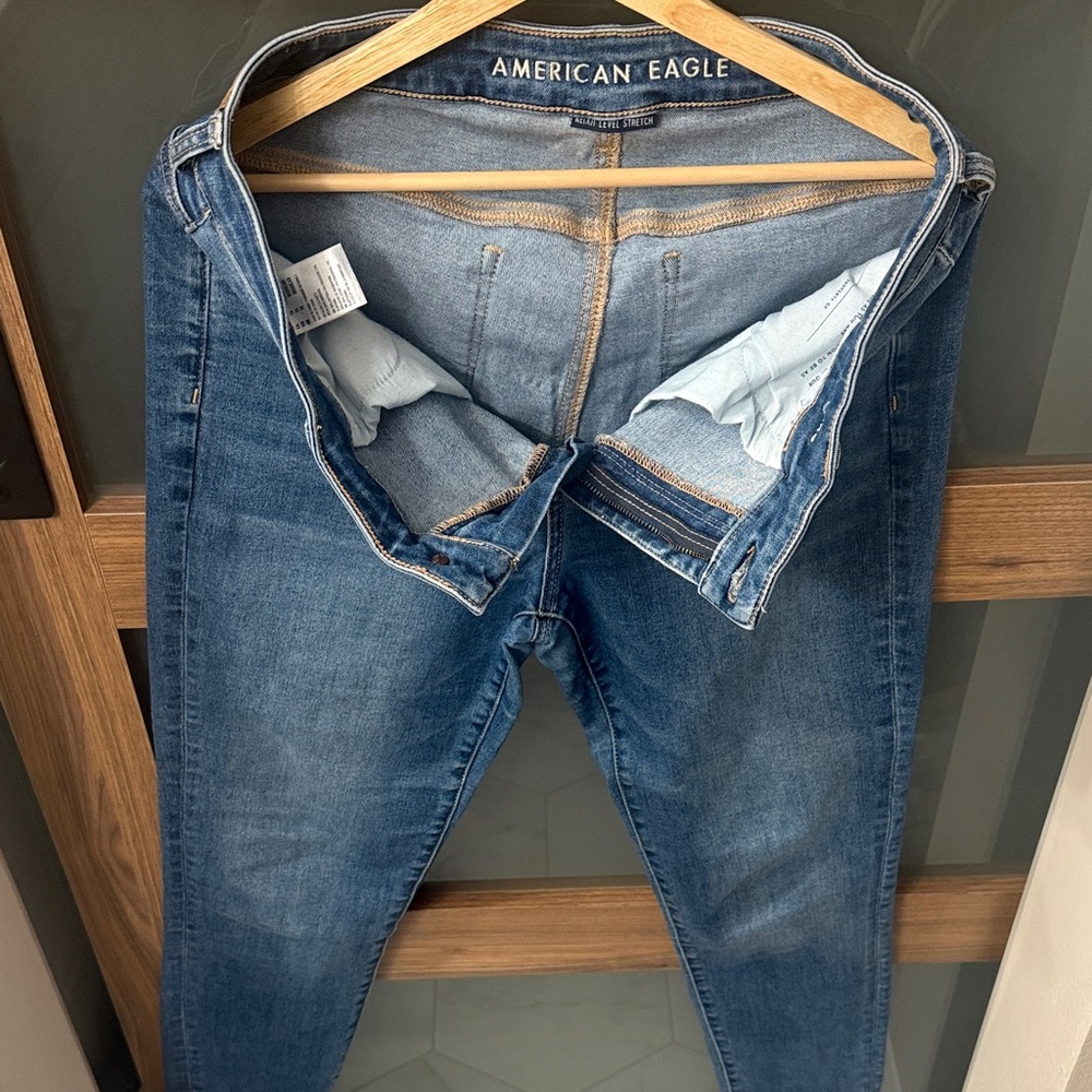 American Eagle Light Blue Next Level Stretch Jeans